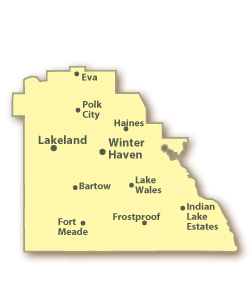 polk county Florida air conditioning and heating service area